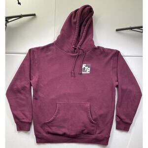 FTP‎ F You Hoodie Mens L Burgundy Streetwear Underground Skate Sweatshirt 2018